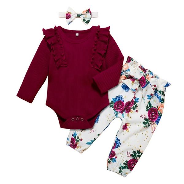 cute newborn baby girls clothing spring ruffled blouse+printed trousers +headband 3pcs suit autumn infant girl clothes, White
cute newborn baby girls clothing spring ruffled blouse+printed trousers +headband 3pcs suit autumn infant girl clothes, White