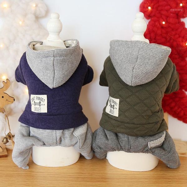 2020 style dog overalls for autumn and winter casual style fashion pattern hooded four-legged hundekleidung dog clothes1
2020 style dog overalls for autumn and winter casual style fashion pattern hooded four-legged hundekleidung dog clothes1