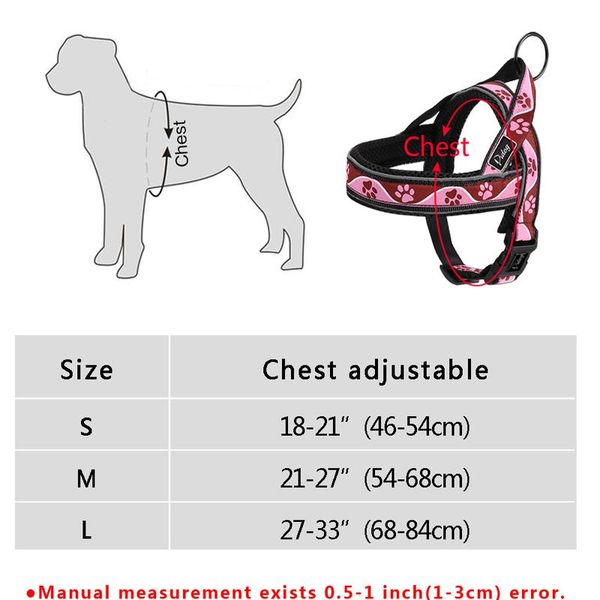reflective large dog harness nylon padded pet no pull quick fit training vest with handle for small medium large br sqciul
reflective large dog harness nylon padded pet no pull quick fit training vest with handle for small medium large br sqciul
