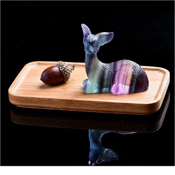 1pc natural fluorite sika deer crystal mineral jewelry home home decoration study room decoration couple jewelry jllded, Black
1pc natural fluorite sika deer crystal mineral jewelry home home decoration study room decoration couple jewelry jllded, Black