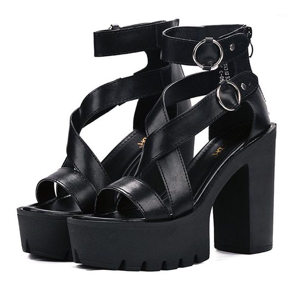 dress shoes fashion women sandals platform heels high summer open toe cross-tied ankle-strap zip rome style party shoes1, Black
dress shoes fashion women sandals platform heels high summer open toe cross-tied ankle-strap zip rome style party shoes1, Black