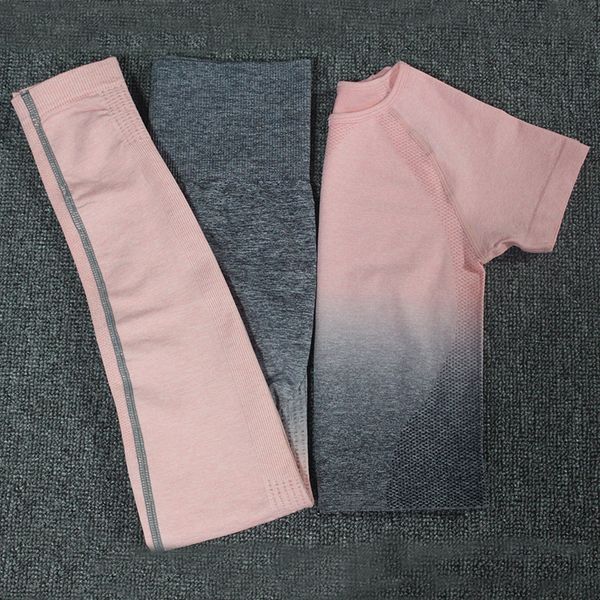 2pcs ombre energy seamless women sport suit gym workout clothes short sleeve fitness crop and scrunch butt leggings yoga set c0122, Gray
2pcs ombre energy seamless women sport suit gym workout clothes short sleeve fitness crop and scrunch butt leggings yoga set c0122, Gray
