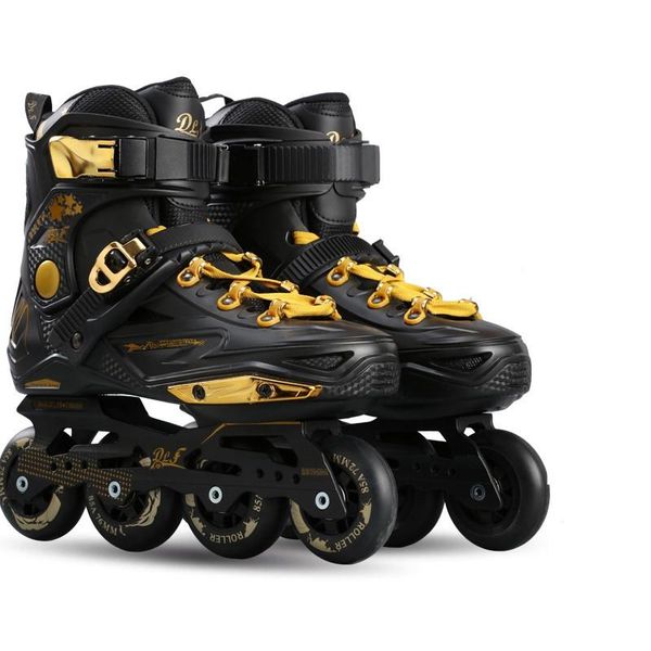 inline & roller skates daily outdoor street skating wear shoes kids adults male female 4 wheels patines 85a pu abec-7 bearing black gold
inline & roller skates daily outdoor street skating wear shoes kids adults male female 4 wheels patines 85a pu abec-7 bearing black gold