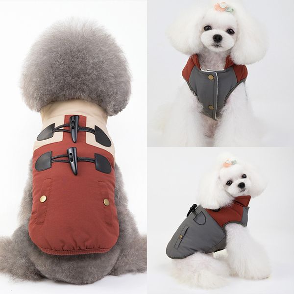 winter pet dog clothes fashion designer dog clothing jacket vest cotton coat high collar pet cat outwear pet dog accessories wholesale
winter pet dog clothes fashion designer dog clothing jacket vest cotton coat high collar pet cat outwear pet dog accessories wholesale