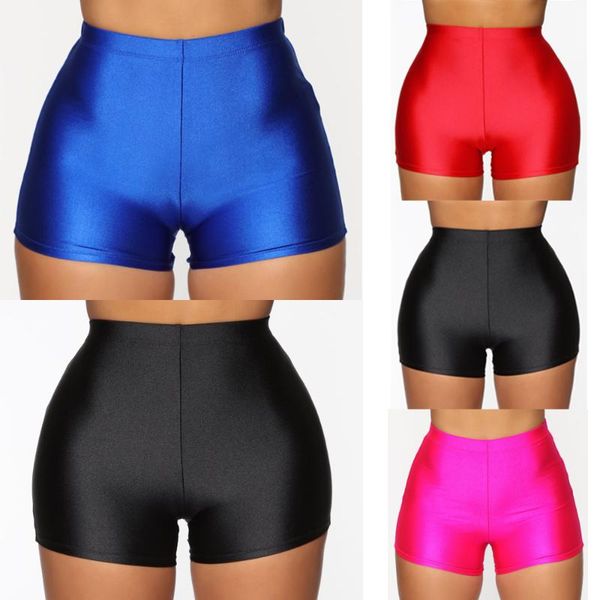 women's 2021 high waist sports short workout running fitness shiny wet look elastic wear female yoga shorts gym yoga leggings, White;red
women's 2021 high waist sports short workout running fitness shiny wet look elastic wear female yoga shorts gym yoga leggings, White;red