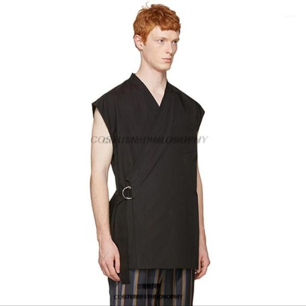 6xl new summer new men clothing hair stylist personality tank nightclub bar dj ds vests stage singer plus size costumes1, White;black
6xl new summer new men clothing hair stylist personality tank nightclub bar dj ds vests stage singer plus size costumes1, White;black