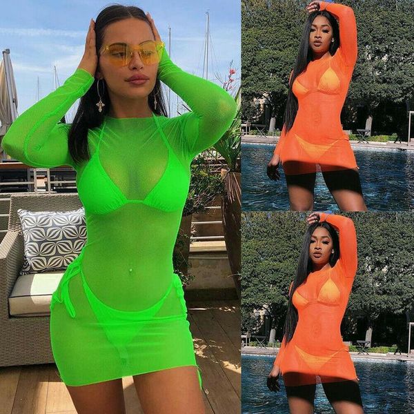 women's sheer mesh bikini cover up swimwear swimsuit bathing summer beach dress drop shipping good quality, Black;gray
women's sheer mesh bikini cover up swimwear swimsuit bathing summer beach dress drop shipping good quality, Black;gray
