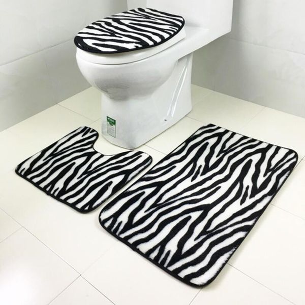 carpets 3 pcs tiger & zebra skin anti-silp bath mat flannel contour rug lid toilet cover carpet bathroom set
carpets 3 pcs tiger & zebra skin anti-silp bath mat flannel contour rug lid toilet cover carpet bathroom set