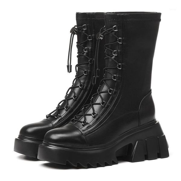 new winter shoes women motorcycle boots genuine leather round toe cross-tied keep warm riding mid-calf boots femme1, Black
new winter shoes women motorcycle boots genuine leather round toe cross-tied keep warm riding mid-calf boots femme1, Black