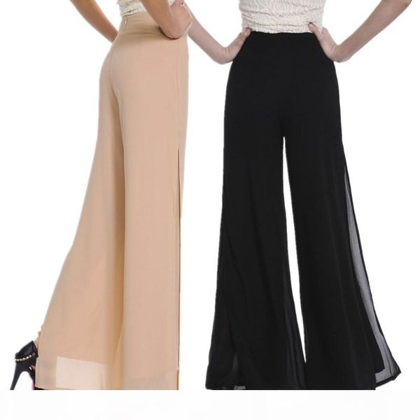 wholesale-women ladies vintage loose high waist long trousers chiffon side split casual palazzo pants wide leg pants pantalones, Black;white
wholesale-women ladies vintage loose high waist long trousers chiffon side split casual palazzo pants wide leg pants pantalones, Black;white