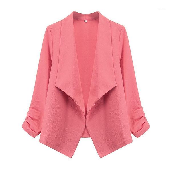 women's suits & blazers fashion women blazer 2021 formal lady office work suit cardigan jackets coat slim autumn outerwear xxl1, White;black 
women's suits & blazers fashion women blazer 2021 formal lady office work suit cardigan jackets coat slim autumn outerwear xxl1, White;black