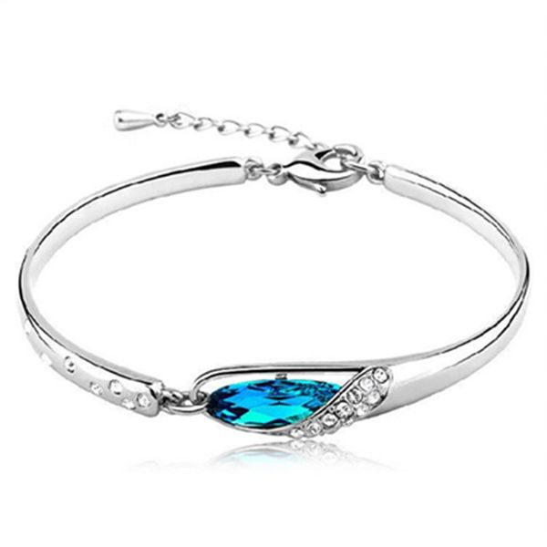 mall 2019 shoes shop taobao glass crystal plated silver bracelet han version popular jewelry sell, Black
mall 2019 shoes shop taobao glass crystal plated silver bracelet han version popular jewelry sell, Black