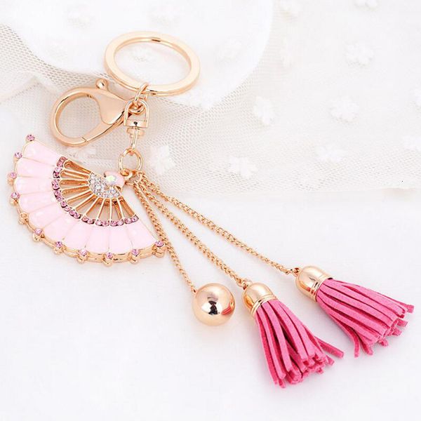 holder crystal ring metal chain hand fan key - tassel rhinestone fashion car keyrings keychains for women bag accessorie, Silver
holder crystal ring metal chain hand fan key - tassel rhinestone fashion car keyrings keychains for women bag accessorie, Silver