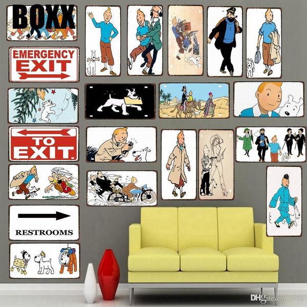 2020 30x15cm tintin cartoon vintage metal sign unique gift license plate wall bar kids room home decoration plaques poster hot
2020 30x15cm tintin cartoon vintage metal sign unique gift license plate wall bar kids room home decoration plaques poster hot