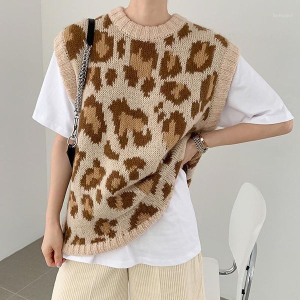 new loose sleeveless sweater spring autumn women vest sweaters knitting vest joker knitted wool oversize girls pullover1, White;black
new loose sleeveless sweater spring autumn women vest sweaters knitting vest joker knitted wool oversize girls pullover1, White;black