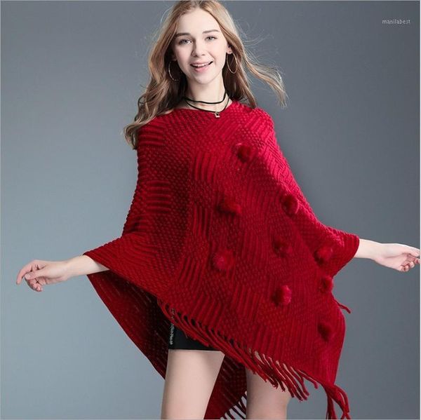new european and american fringed sweater fashion fur ball cape cape thin knit sweater casual fashion street woman sweaters1, White
new european and american fringed sweater fashion fur ball cape cape thin knit sweater casual fashion street woman sweaters1, White