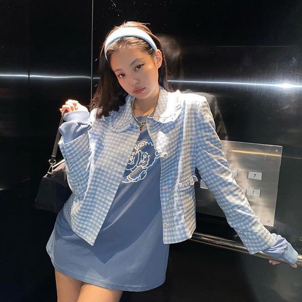 plaid vintage autumn women jackets casual single-breasted jennie suit coats ladies cwa0232-5 drop shipping good quality, Black;brown
plaid vintage autumn women jackets casual single-breasted jennie suit coats ladies cwa0232-5 drop shipping good quality, Black;brown