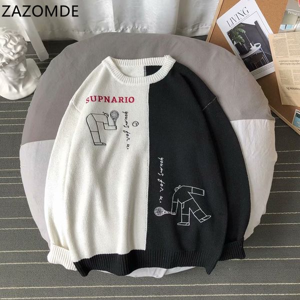 autumn men sweaters fashion japan style trend funny male sweaters casual men clothing pullover loose winter sweaters men c1222, Black
autumn men sweaters fashion japan style trend funny male sweaters casual men clothing pullover loose winter sweaters men c1222, Black