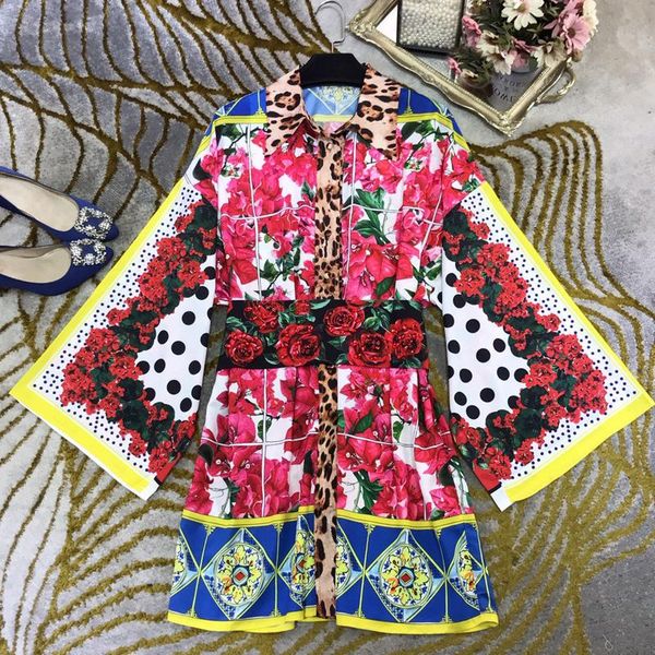 12.28 vintage fashion lapel patchwork leopard rose print contrast color heavy industry beading corset dress women, Black;gray
12.28 vintage fashion lapel patchwork leopard rose print contrast color heavy industry beading corset dress women, Black;gray