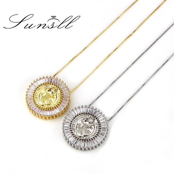 pendant necklaces sunsll gold copper necklace white cubic zirconia round for women fashion lady jewelry cz colar feminina, Silver
pendant necklaces sunsll gold copper necklace white cubic zirconia round for women fashion lady jewelry cz colar feminina, Silver