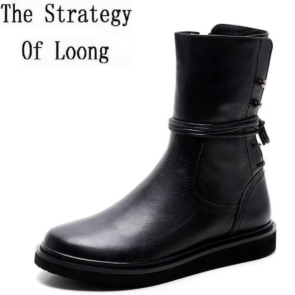 2020 new pure color real leather narrow band short plush women ankle boots spring autumn rivet cow leather short boots zy171031, Black
2020 new pure color real leather narrow band short plush women ankle boots spring autumn rivet cow leather short boots zy171031, Black