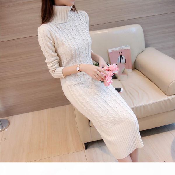 women winter knit dresses 2018 europe long sleeve turtleneck casual slim warm maxi sweater dress plus size women's clothing l-66 t19083, Black;pink
women winter knit dresses 2018 europe long sleeve turtleneck casual slim warm maxi sweater dress plus size women's clothing l-66 t19083, Black;pink