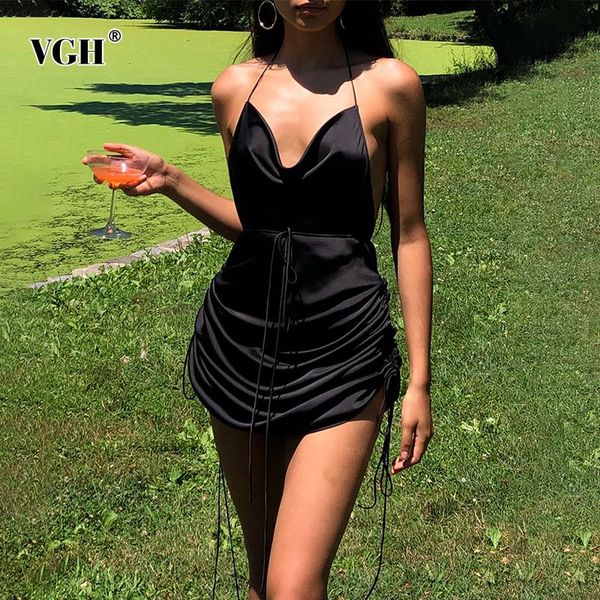 casual dresses vgh backless women's dress sleeveless off shoulder high waist drawstring ruched slim sling female 2021 fashion tide, Black;gray
casual dresses vgh backless women's dress sleeveless off shoulder high waist drawstring ruched slim sling female 2021 fashion tide, Black;gray