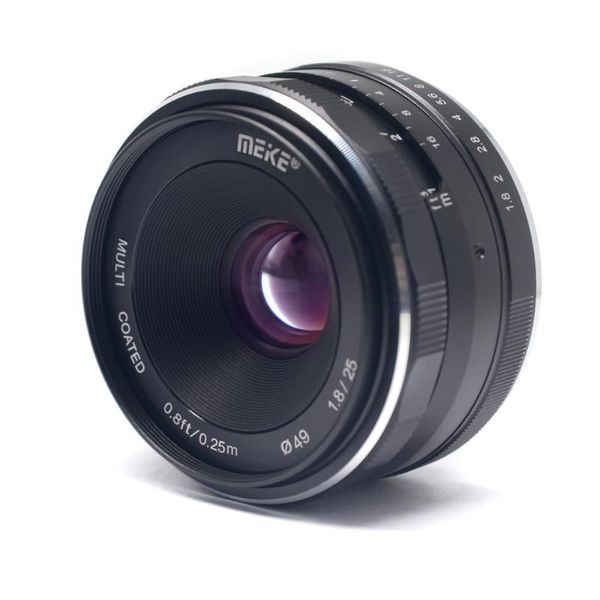 meike 25mm f/1.8 wide angle manual focus lens for canon ef-m m3 m6 m10 m50 m100 mount mirrorless cameras with aps-c
meike 25mm f/1.8 wide angle manual focus lens for canon ef-m m3 m6 m10 m50 m100 mount mirrorless cameras with aps-c