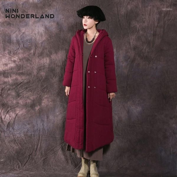nini wonderland 2018 winter parkas women thick warm cotton padded jacket coat female loose hooded down & parkas solid big size1, Black
nini wonderland 2018 winter parkas women thick warm cotton padded jacket coat female loose hooded down & parkas solid big size1, Black