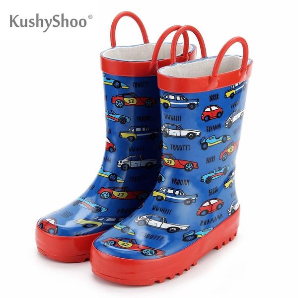 kushyshoo rain boots kids waterproof rubber colorful cars printed footwear for children rainboots for girls boys water shoes q1216, Black;grey
kushyshoo rain boots kids waterproof rubber colorful cars printed footwear for children rainboots for girls boys water shoes q1216, Black;grey