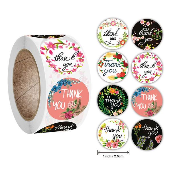 gift wrap 1 roll/500pcs flower paper thank you sticker for wedding business decor supplies label many occasions
gift wrap 1 roll/500pcs flower paper thank you sticker for wedding business decor supplies label many occasions