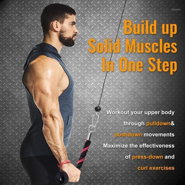 resistance bands single head heavy duty biceps training nylon pull rope with metal buckle down fitness cable attachment machine1
resistance bands single head heavy duty biceps training nylon pull rope with metal buckle down fitness cable attachment machine1