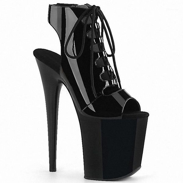 black patent leather ankle strap summer women's sandals 8 inches low tube boots 20cm high heeled shoes baking paint pole dancing1
black patent leather ankle strap summer women's sandals 8 inches low tube boots 20cm high heeled shoes baking paint pole dancing1