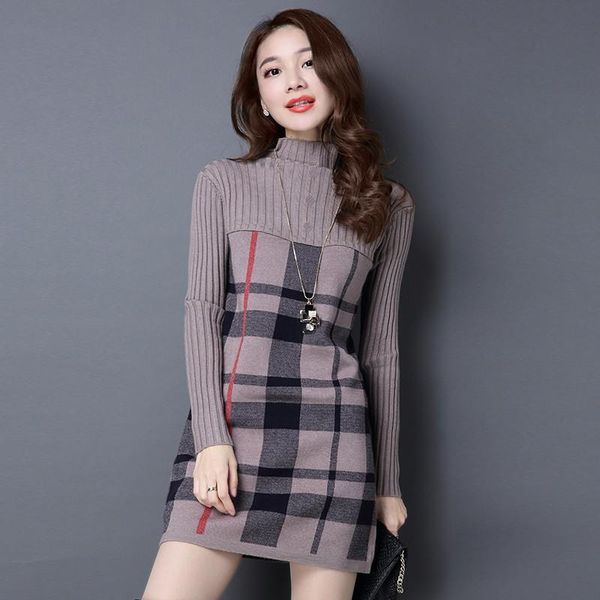 women's sweaters 2021 women autumn winter dress turtleneck long sleeve plaid knitted sweater female loose pullovers, White;black
women's sweaters 2021 women autumn winter dress turtleneck long sleeve plaid knitted sweater female loose pullovers, White;black