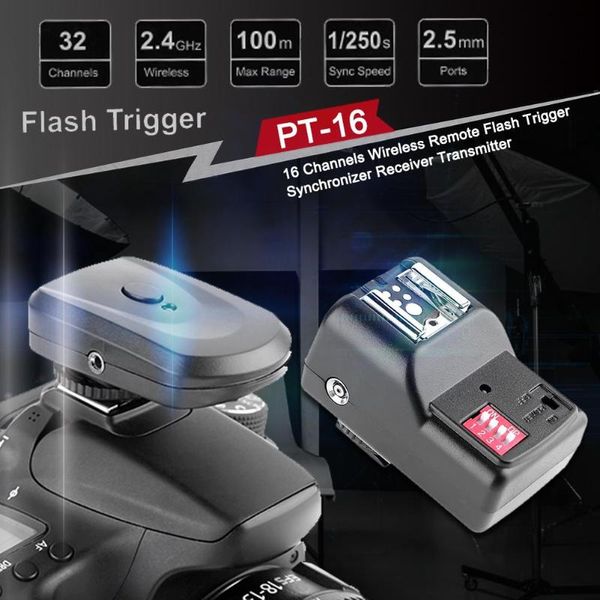 shoe flash lamp 16 channels wireless remote flash trigger synchronizer receiver transmitter with 2.5mm camera sync cable
shoe flash lamp 16 channels wireless remote flash trigger synchronizer receiver transmitter with 2.5mm camera sync cable