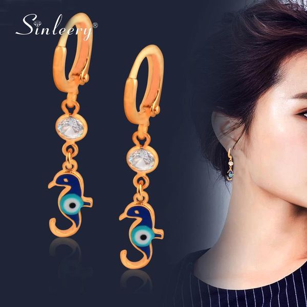sinleery blue enamel seahorse drop earrings for women gold color hoop earring accessories jewelry es380 ssb, Golden;silver
sinleery blue enamel seahorse drop earrings for women gold color hoop earring accessories jewelry es380 ssb, Golden;silver
