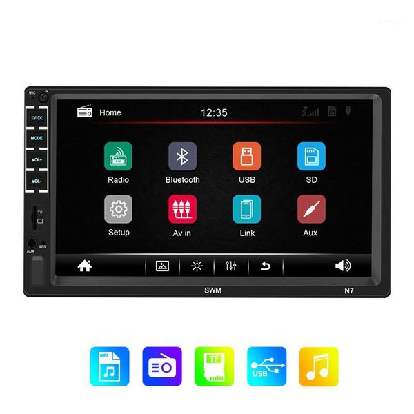 n7 7" car radio mp5 multimedia player bluetooth fm aux stereo 2 din remote control 12v u disk tf card mobile phone charging1
n7 7" car radio mp5 multimedia player bluetooth fm aux stereo 2 din remote control 12v u disk tf card mobile phone charging1
