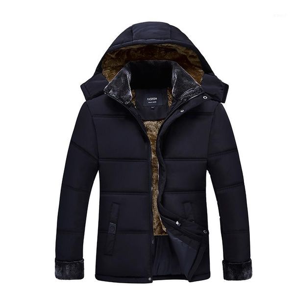 2020 mens winter parkas hooded coats thick padded down fleece jacket warm zip-up parkas outerwear fashion casual hat detachable1, Black
2020 mens winter parkas hooded coats thick padded down fleece jacket warm zip-up parkas outerwear fashion casual hat detachable1, Black