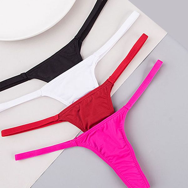 milk silk cotton women thong panties female lingerie intimate underwear elastic low-waist g-string, Black;white
milk silk cotton women thong panties female lingerie intimate underwear elastic low-waist g-string, Black;white
