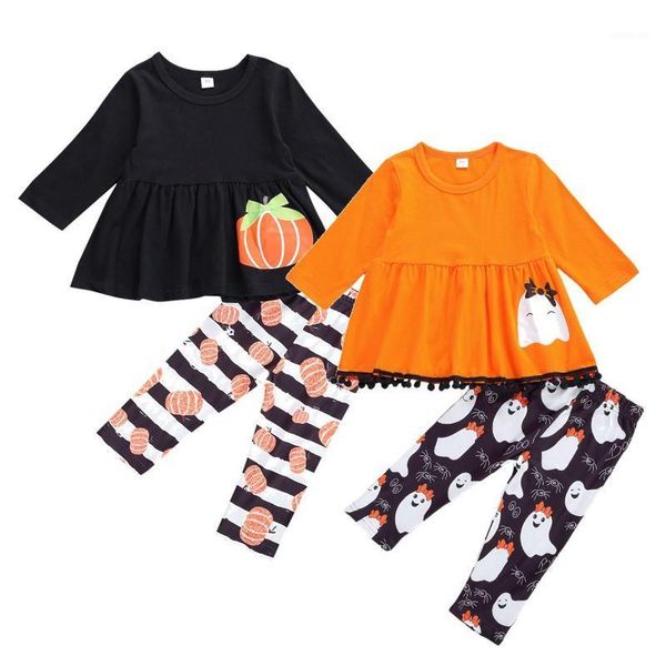 2pcs newborn infant halloween outfits long sleeve round neck skirt-like with pompoms cartoon trousers sets1, White
2pcs newborn infant halloween outfits long sleeve round neck skirt-like with pompoms cartoon trousers sets1, White