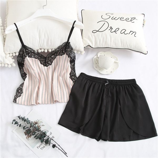 fashion lady sleepwear patchwork pattern g-string women silk pajamas set high grade personality charm female nightclothes, Black;white
fashion lady sleepwear patchwork pattern g-string women silk pajamas set high grade personality charm female nightclothes, Black;white
