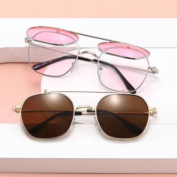 jackjad 2020 fashion vintage steampunk style clip on sunglasses lens removable cool brand design sun glasses 3484, White;black
jackjad 2020 fashion vintage steampunk style clip on sunglasses lens removable cool brand design sun glasses 3484, White;black