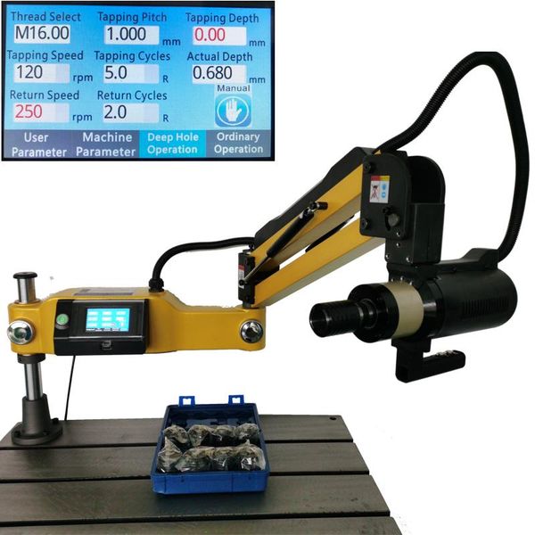 pneumatic tools m3-m16 ce cnc electric tapping machine servo motor tapper drilling easy arm power tool threading with chucks
pneumatic tools m3-m16 ce cnc electric tapping machine servo motor tapper drilling easy arm power tool threading with chucks