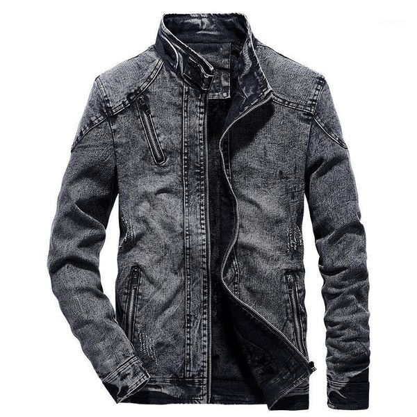 new vintage mens denim jacket solid casual mens jeans coat fashion stand clothes for men black blue bomber jacket men stand1, Black;brown
new vintage mens denim jacket solid casual mens jeans coat fashion stand clothes for men black blue bomber jacket men stand1, Black;brown