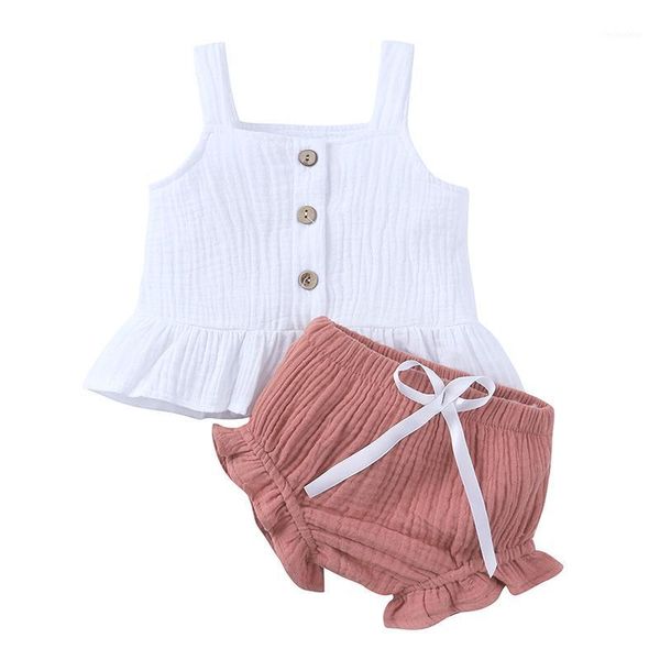 clothing sets baby girl 2pcs sleeveless + short pant cotton summer ruffled striped infant born girls clothes set outfits1, White
clothing sets baby girl 2pcs sleeveless + short pant cotton summer ruffled striped infant born girls clothes set outfits1, White