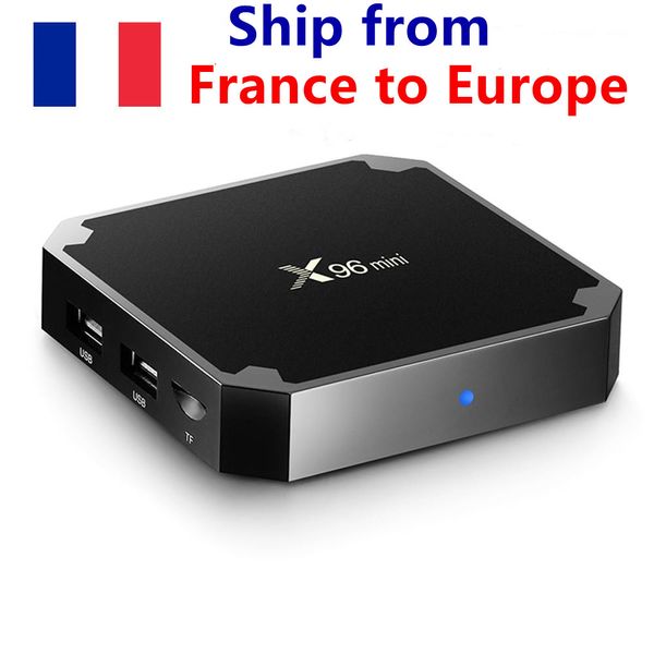 

ship from france x96 mini tv box 1gb 8gb amlogic s905w quad core 2.4ghz wifi media player set box x96mini
