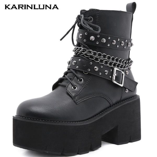 drop shipping gothic fashion shoes women big size 42 round toe chains buckle straps thick high heels ankel boots, Black
drop shipping gothic fashion shoes women big size 42 round toe chains buckle straps thick high heels ankel boots, Black