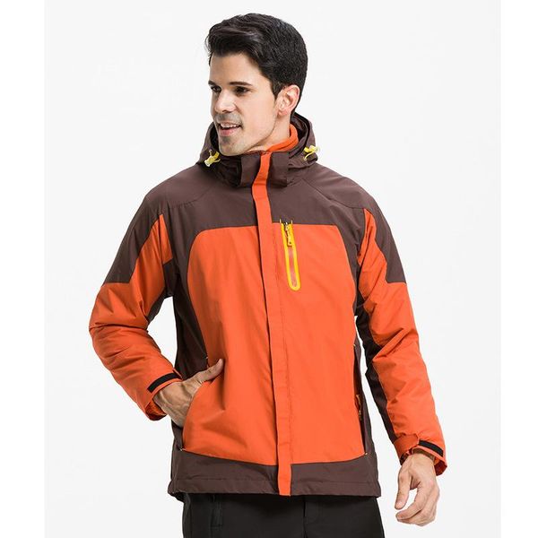 2020 winter three-in-one jacket men and women custom outdoor windproof warm detachable overalls jacket custom manufacturers, Black;red
2020 winter three-in-one jacket men and women custom outdoor windproof warm detachable overalls jacket custom manufacturers, Black;red