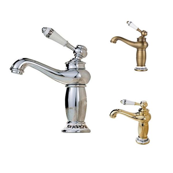 all copper ceramics single handle single hole kitchen washing basin chrome faucet(gold
all copper ceramics single handle single hole kitchen washing basin chrome faucet(gold