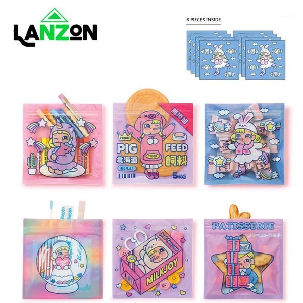 8pcs reusable korea printed fresh sealed bags for nuts candy cookies holder zipper storage bag kitchen organizer1 
8pcs reusable korea printed fresh sealed bags for nuts candy cookies holder zipper storage bag kitchen organizer1